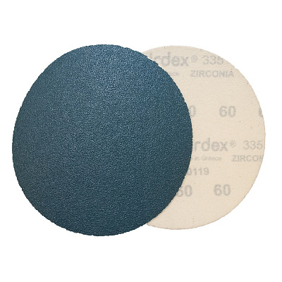 P60 150мм  SMIRDEX 335 Zirc Абразивный круг без отверстий 335410060